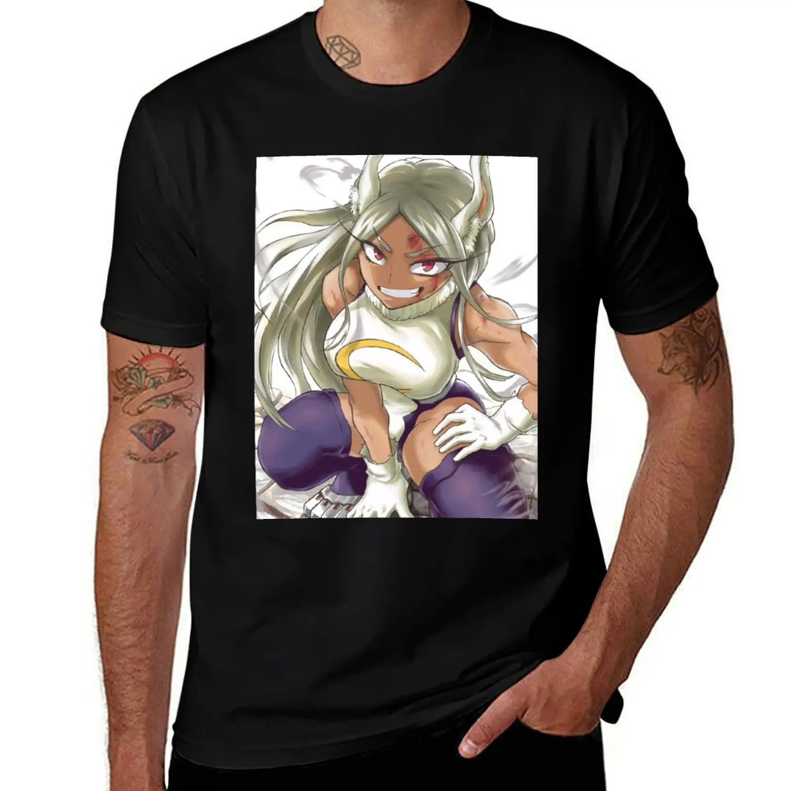 

Miruko 1 T-Shirt funny t shirts man t shirt for man 100 percent cotton T-Shirt