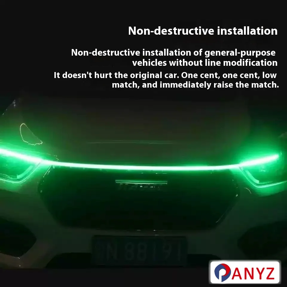 ل Acura MDX 2007-2021 LED النهار تشغيل ضوء المسح بدء غطاء السيارة DRL دليل ديكور المحيطة مصباح 12 فولت