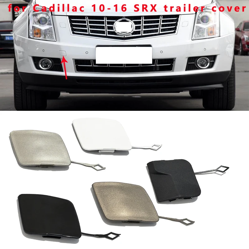 for Cadillac SRX models 10-16: Front and rear tow hitch cover, bumper, front and rear decorative covers, tow hitch hole covers
