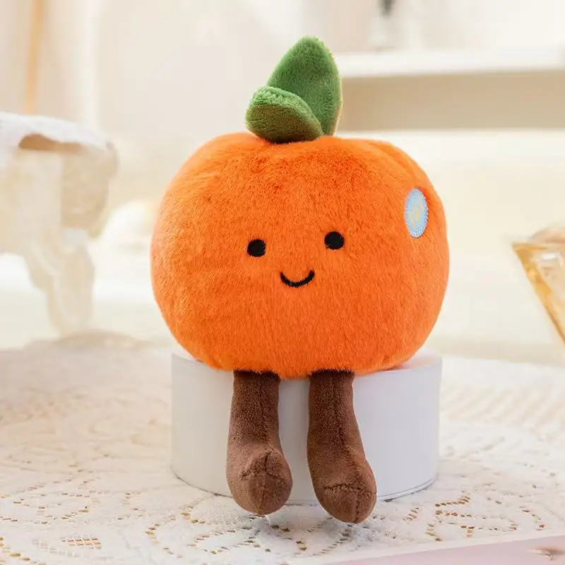 Dernière simulation de fruits en peluche, jouet en peluche, dessin animé, cadeau mignon pour les anniversaires des enfants, poupées amusantes