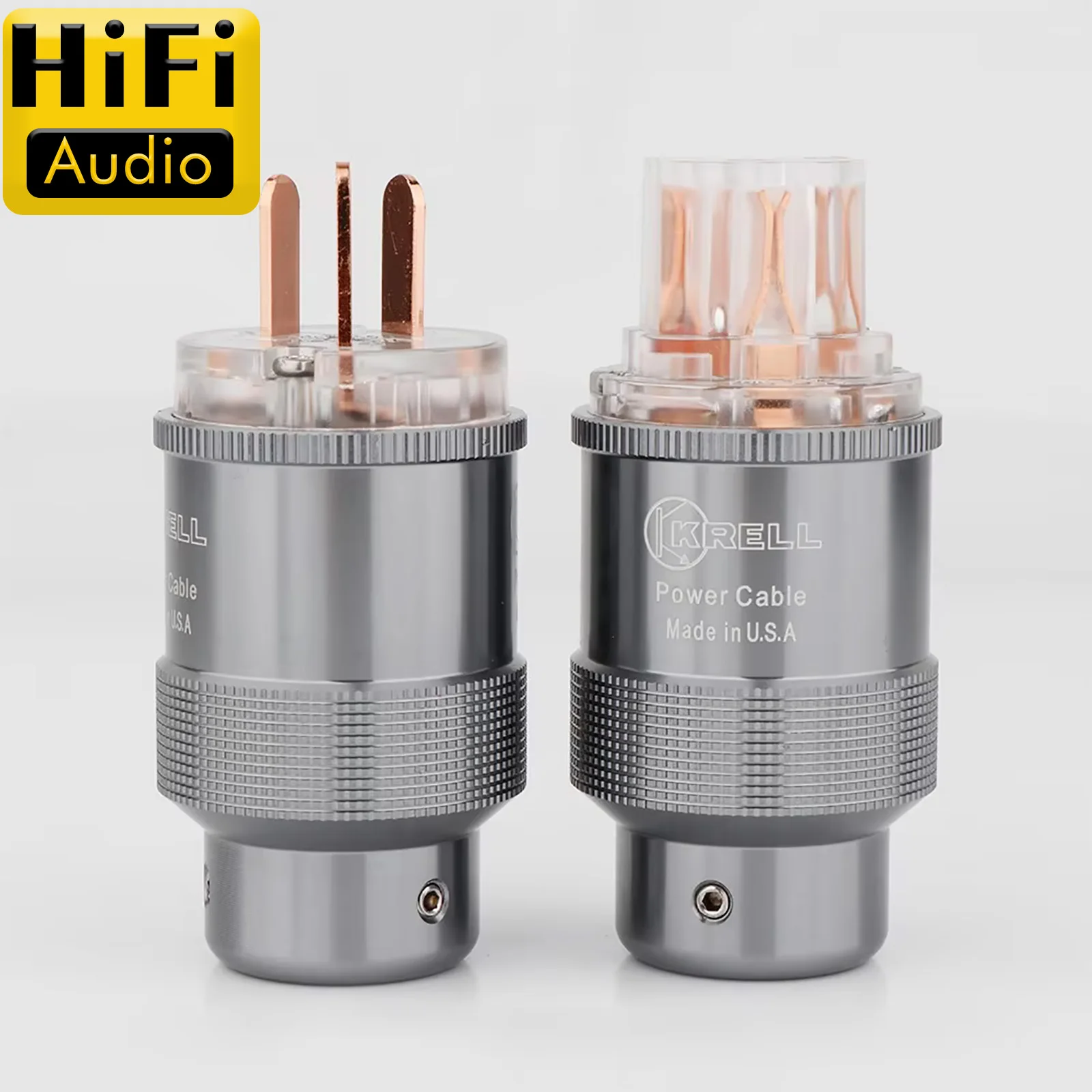 HiFi Audio Power Plug High-End Au Power Plug Au & CHN Standard Power Connector Adapter C15 Electrical Socket