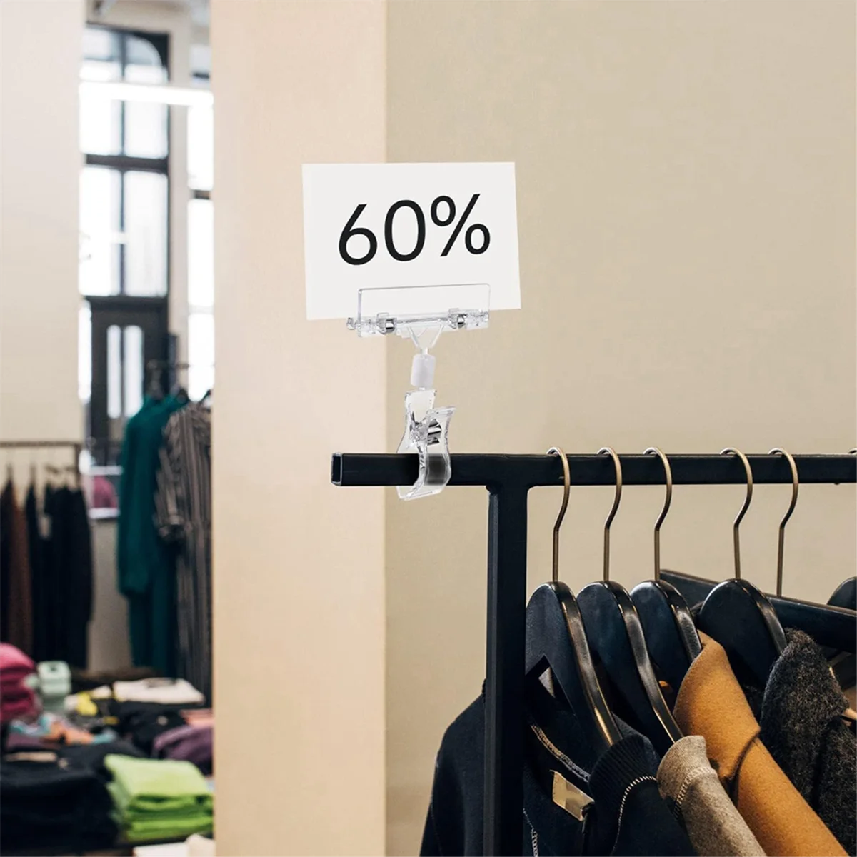 

30 шт. прозрачные зажимы для вывесок для дисплея, зажимы для держателей вывесок для розничной торговли, пластиковые зажимы для ценников, бирка для этикеток, акриловые зажимыJADD