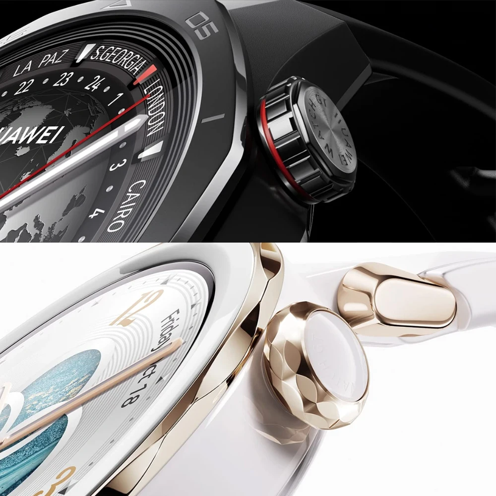 ساعة هواوي HUAWEI Watch GT 5 Pro الذكية، ساعة سيراميك وتيتانيوم GT5 Pro، الإصدار العالمي، متوافقة مع iOS وAndroid