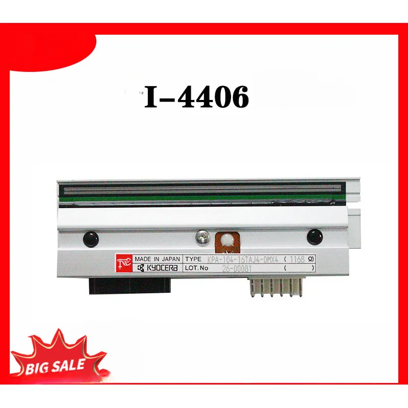 

Оригинальная печатающая головка DATAMAX I-4406, полосатая головка, 406 точек на дюйм, принтер этикеток 20-2208-01