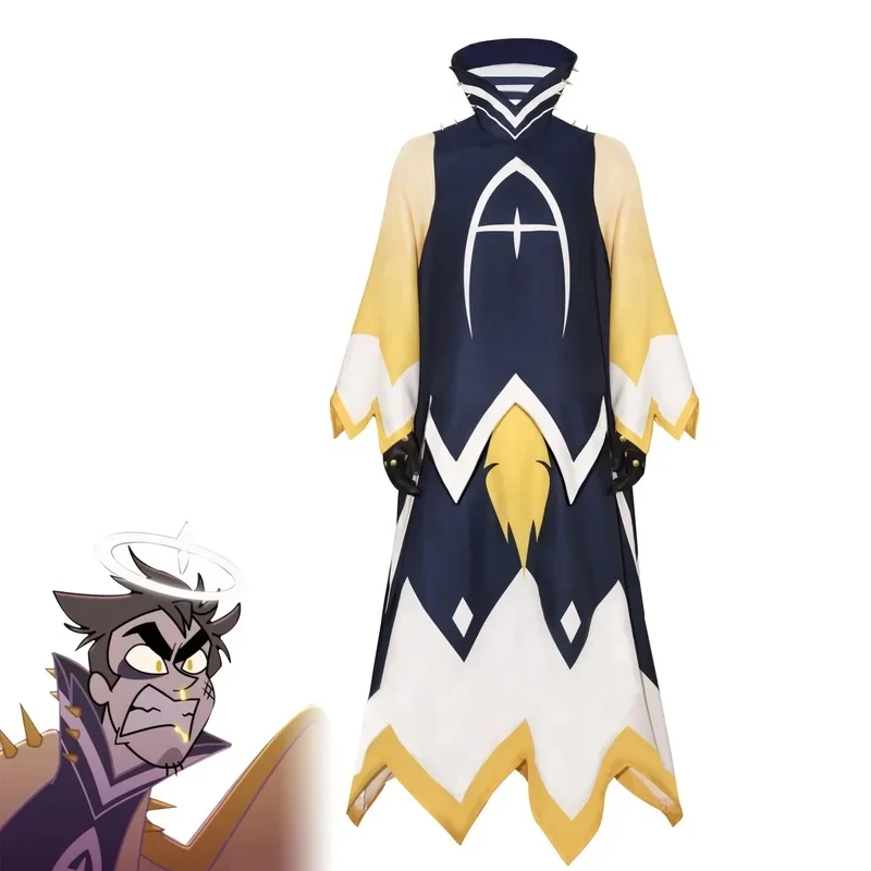 AnimeVibe 2026 New Anime Adam Hazbin Cosplay Costume Hotel Abel Cos Robe Outfits Uniform Suit Halloween Carnival Party RoleGlow