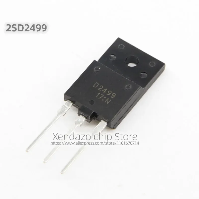 5 unids/lote 2SD2499 D2499 1500V 6A TO-3PF paquete Original genuino transistor de alta potencia
