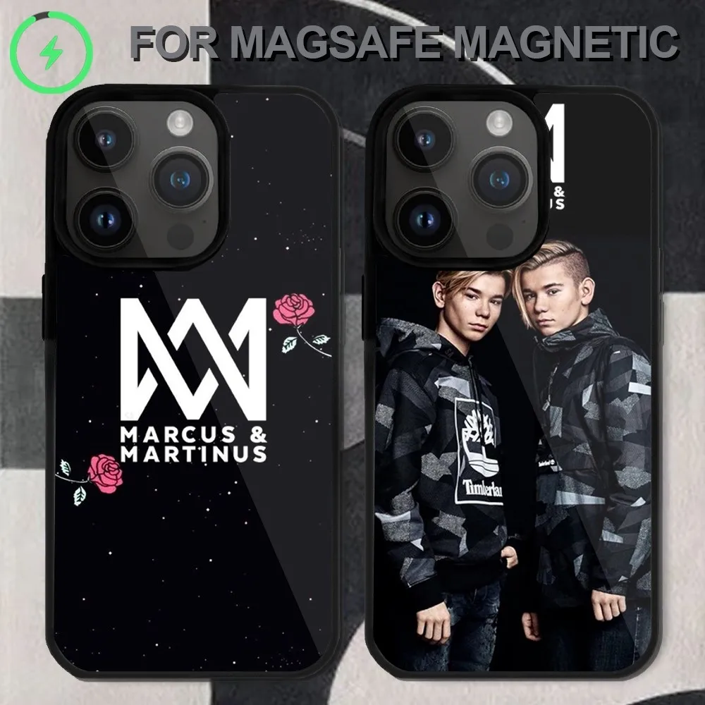 Marcus and Martinus Pop Duo  Phone Case  For iPhone 14 13 12 11 15 Pro Max Magsafe Wireless Charge Plus Mini Cover