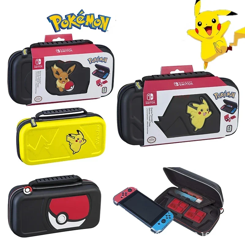 

Cartoon Pokemon Pikachu anime storage bag for Nintendo Switch Luxury Waterproof Case for Nitendo Nintendo Switch NS Consol gifts