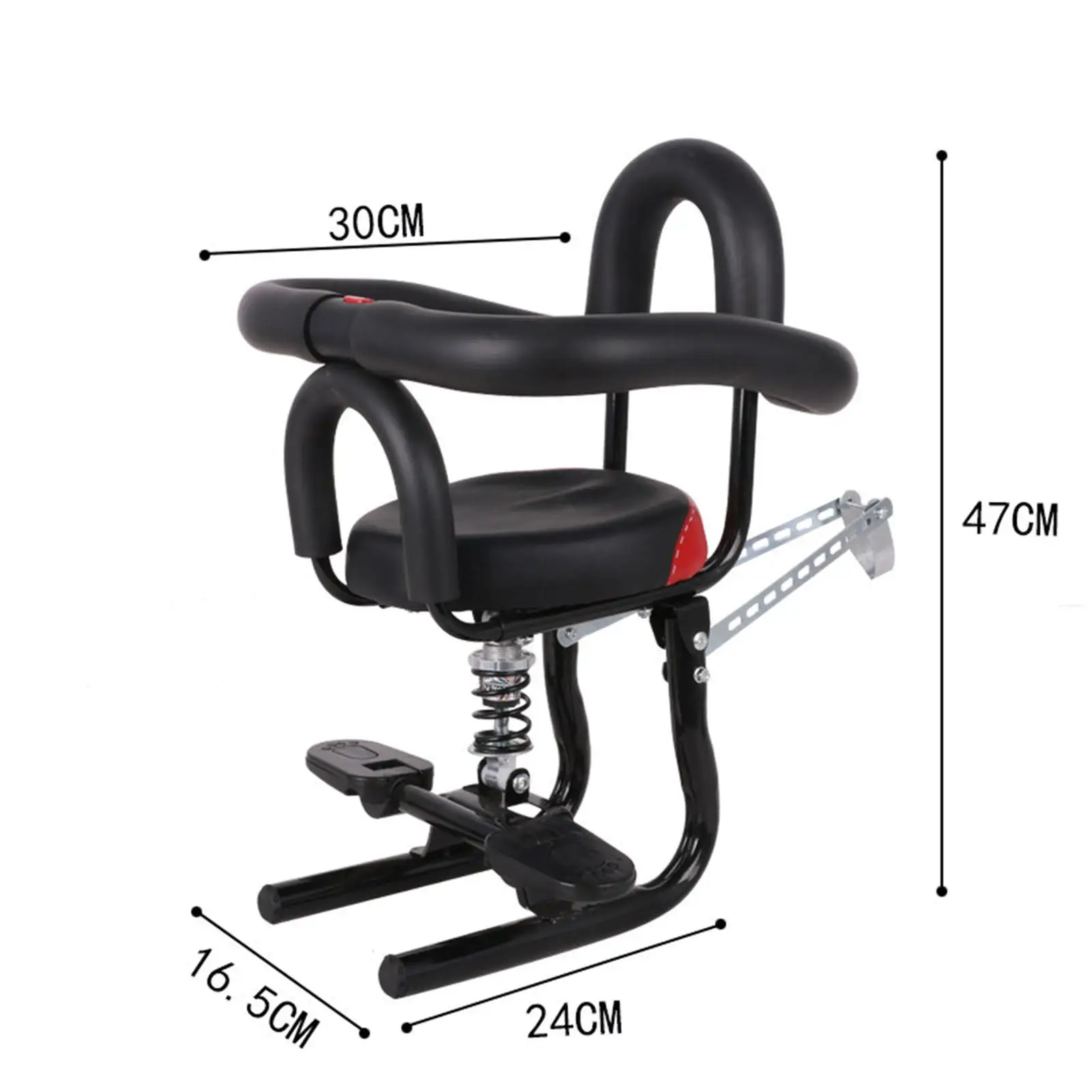 Kids Front Bike Seat Child Seat Front Easy to Mount Baby Child Bicycle Seats for Adult Mountain Bikes