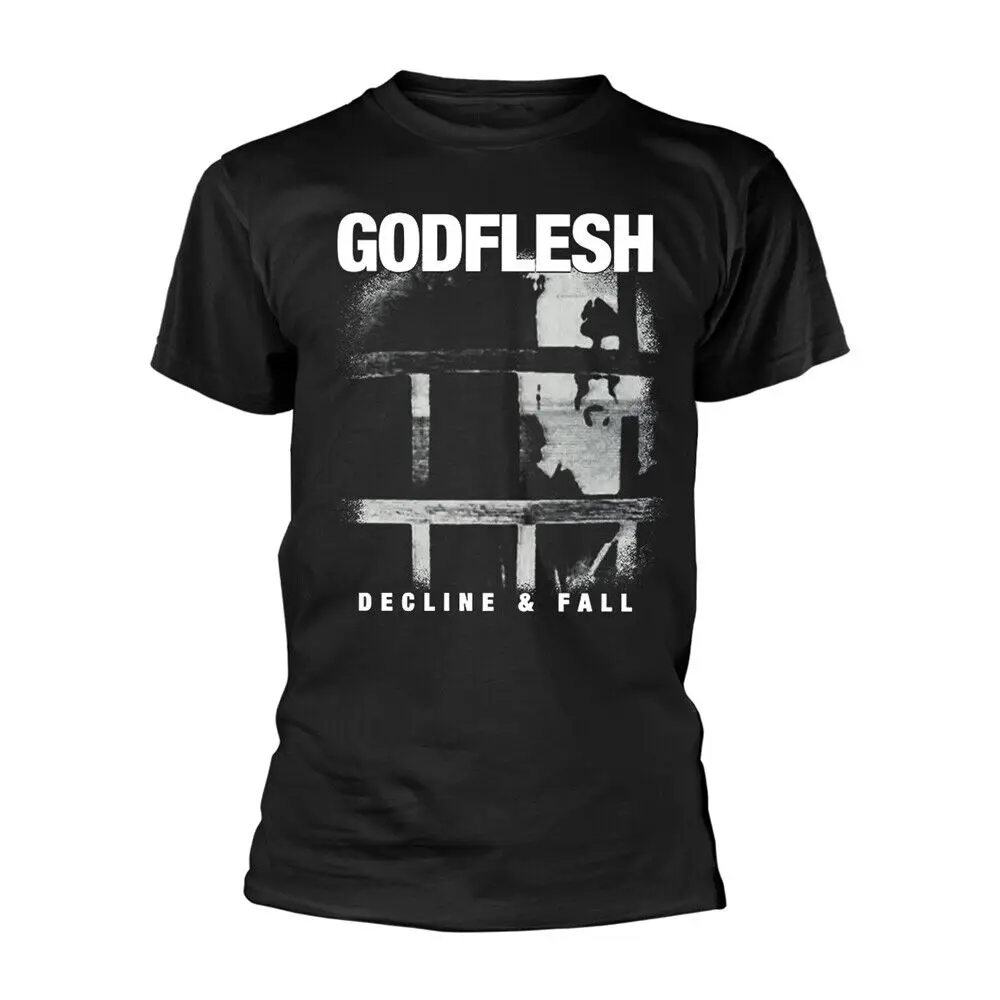 Men's Godflesh Decline Fall T shirt XX Large Black