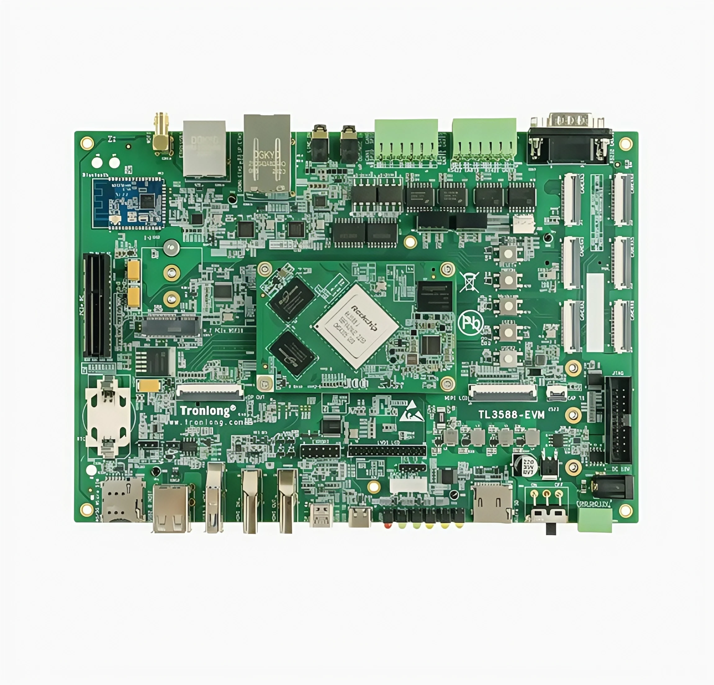 

Tronlong Rockchip RK3588J Industrial Development Board Domestic 2.4GHz Octa-core AI 6T NPU 8K Kirin
