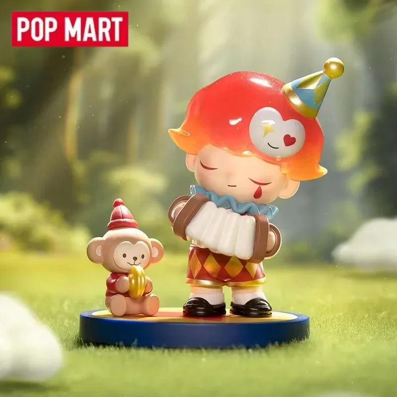 POPMART DIMOO نحن جميعًا سلسلة الأداء صندوق أعمى تخمين حقيبة ألعاب أصلية دمية لطيف أنيمي الشكل الحلي هدية