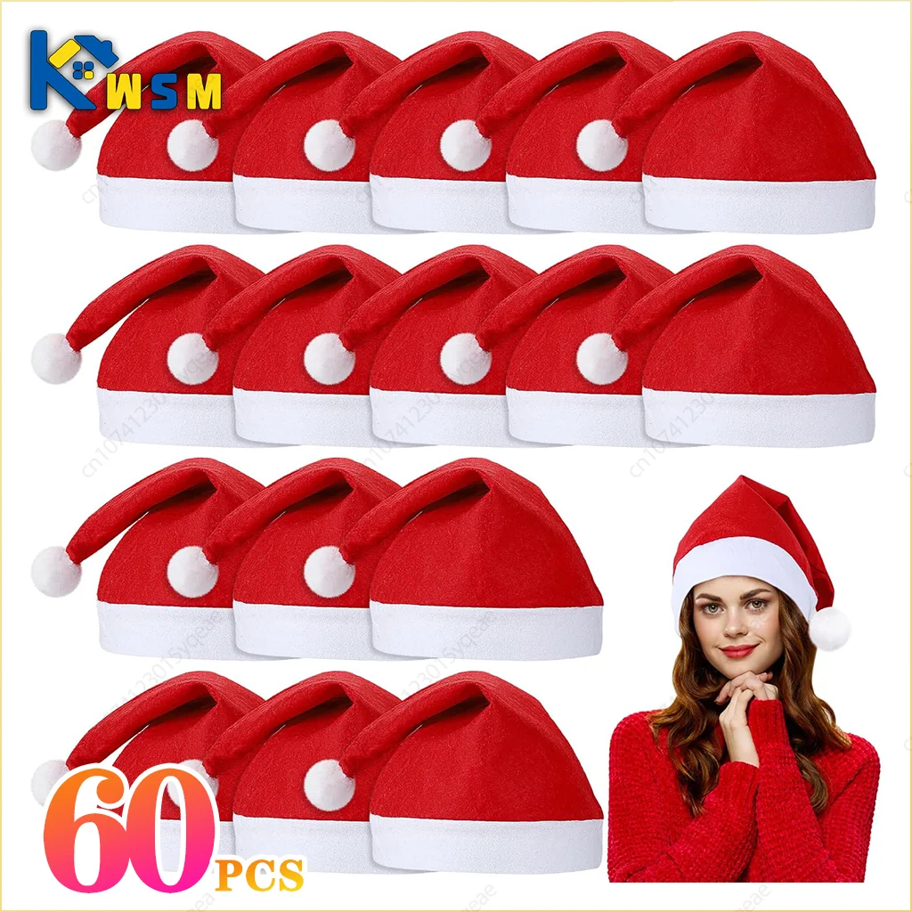Weihnachtsmütze Rot Erwachsene Kinder Weihnachtsmütze Weihnachtsmannmütze Weihnachtsgeschenke Weihnachtsdekorationen
