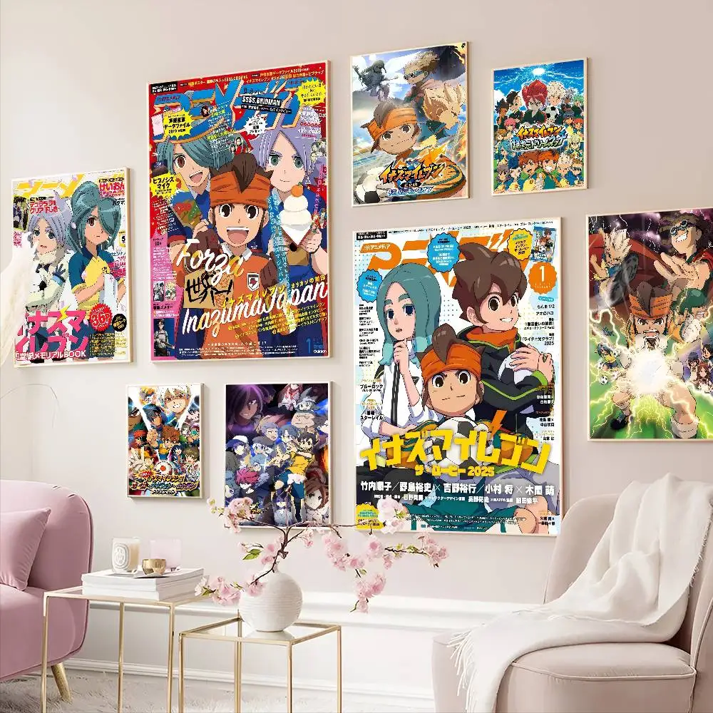 Classic Anime Game I_inazuma E_eleven Self-adhesive Art Post