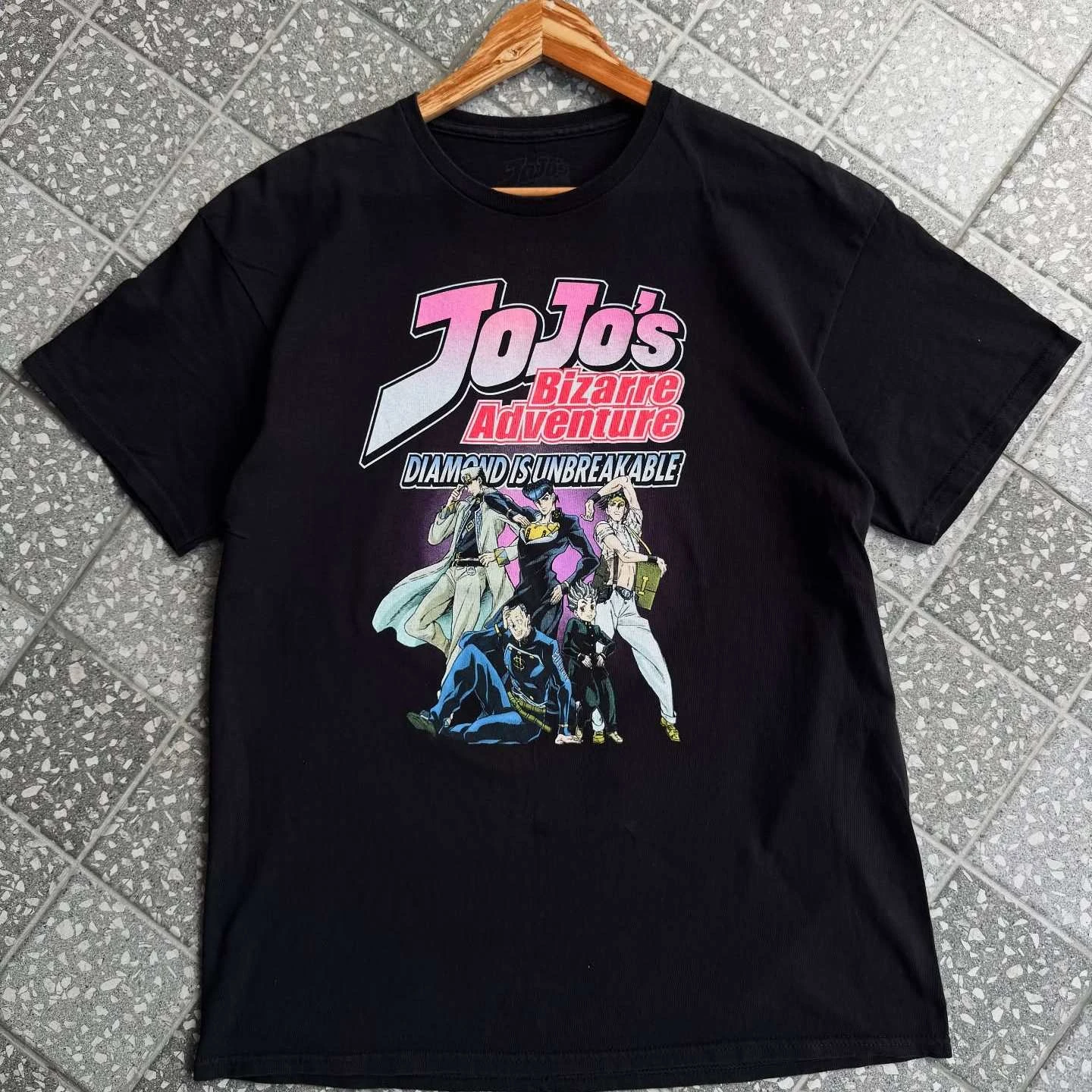 Klassisches JoJos Bizarre Adventure Anime Manga Grafik-T-Shirt aus Baumwolle für Männer und Frauen, Sommer Vintage Streetwear – Detail 3