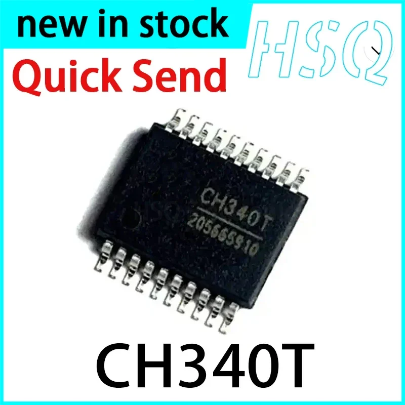 1PCS Chip CH340T CH340 SSOP-20 USB To Serial Port Chip USB Bus Adapter Chip