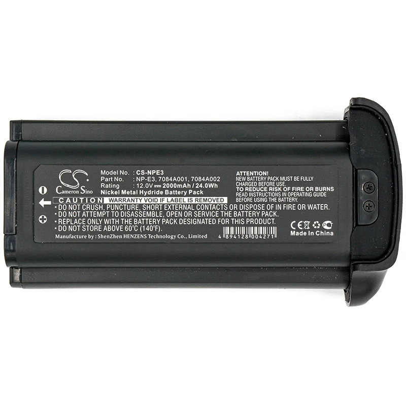 CS Camera Battery For Canon EOS 1D EOS 1D Mark II EOS 1D Mark II N EOS 1DS EOS 1DS Mark II Fits 7084A001 7084A002 NP-E3