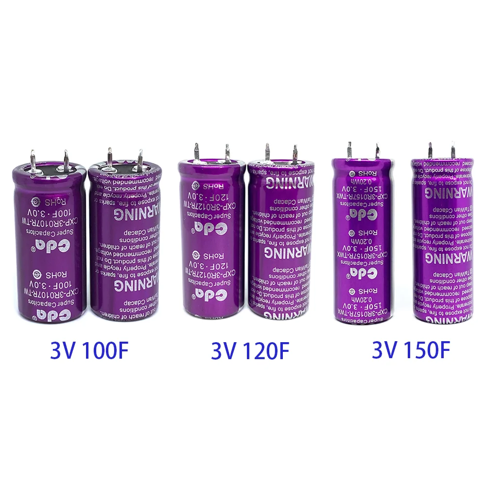 2PCS Kondensatoren 3V20F Farad Energiespeicher Goldkondensator Taiwan CDA Hochstrom R-Typ 3,0V 20F