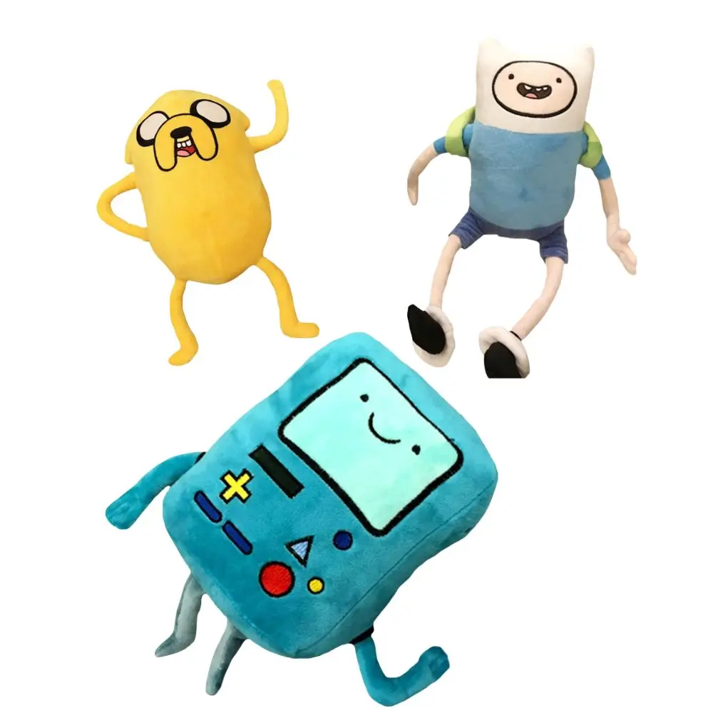 Finn Jake Bmo Soft Stuffed Animal Dolls Creative Adventure Time Plush Toys Cartoon Stuffed Dolls Kids Gifts