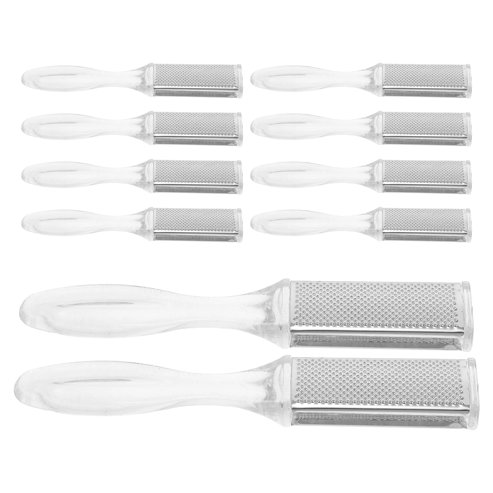 

10pcs Foot Callous Remover Tool Stainless Steel Heel Exfoliator For Dead Skin Removal Foot File Pedicure Scraper Portable Feet