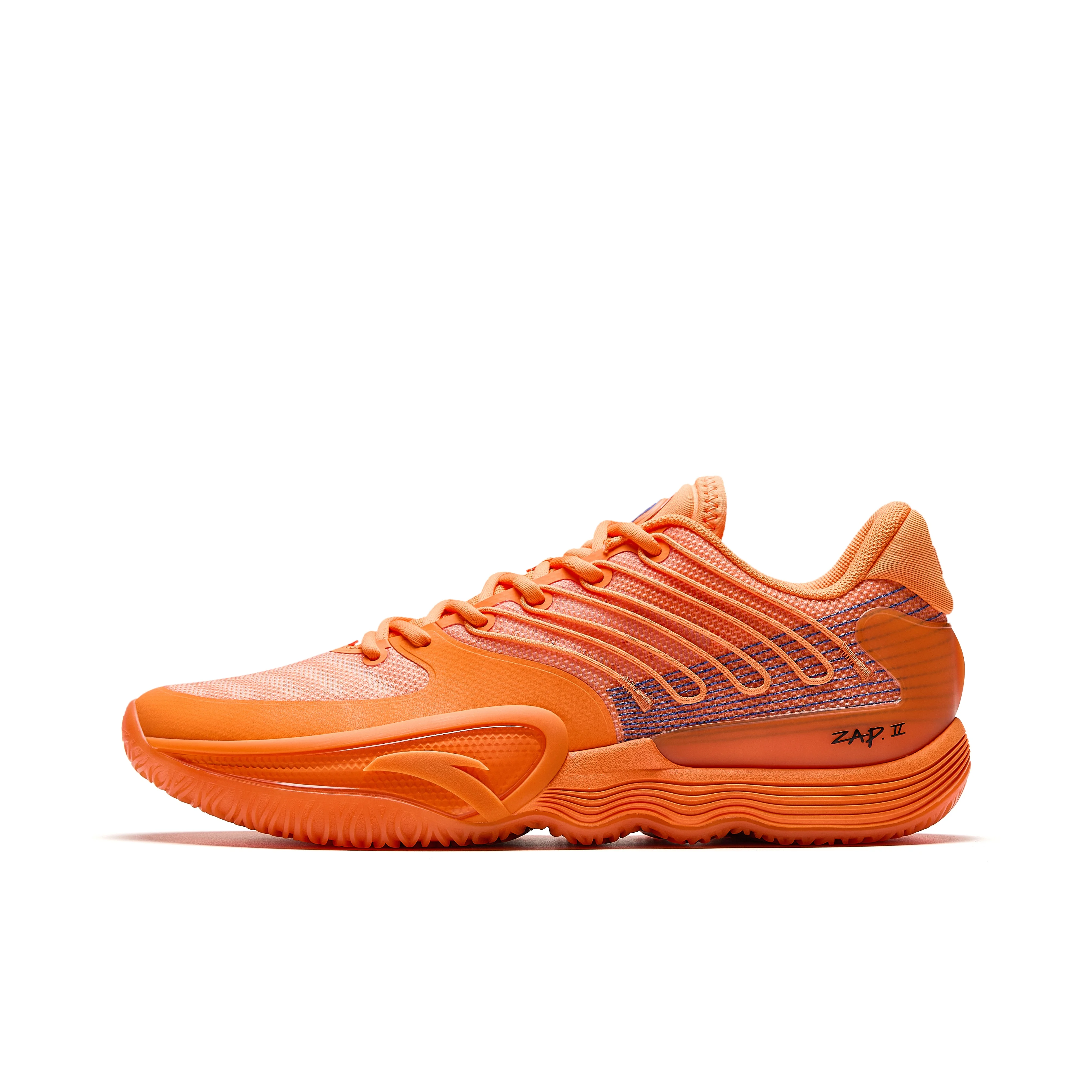 Anta Zap 2 Cushioning, Wear Resistant Low top Basketball Shoes Men's Orange 912511107Q-9