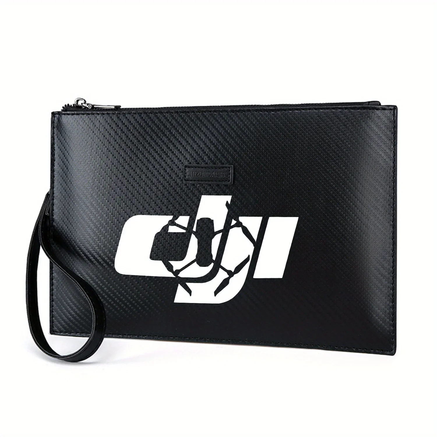 

Дизайн дрона, белая, черная форма букв, элегантная мужская сумка из искусственной кожи с принтом, модная и практичная для повседневной носки