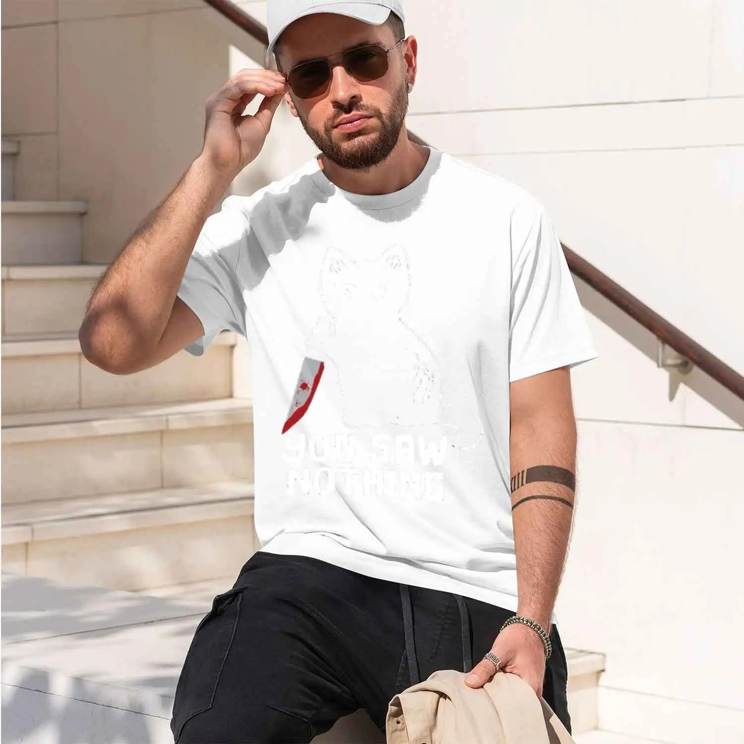 Funny Graph T Shirts Ca Nothing Men T-shirt Harajuku Short Sve Tee Shirt Man Woman Streetwear Clothing 2026 New Model Short-slee
