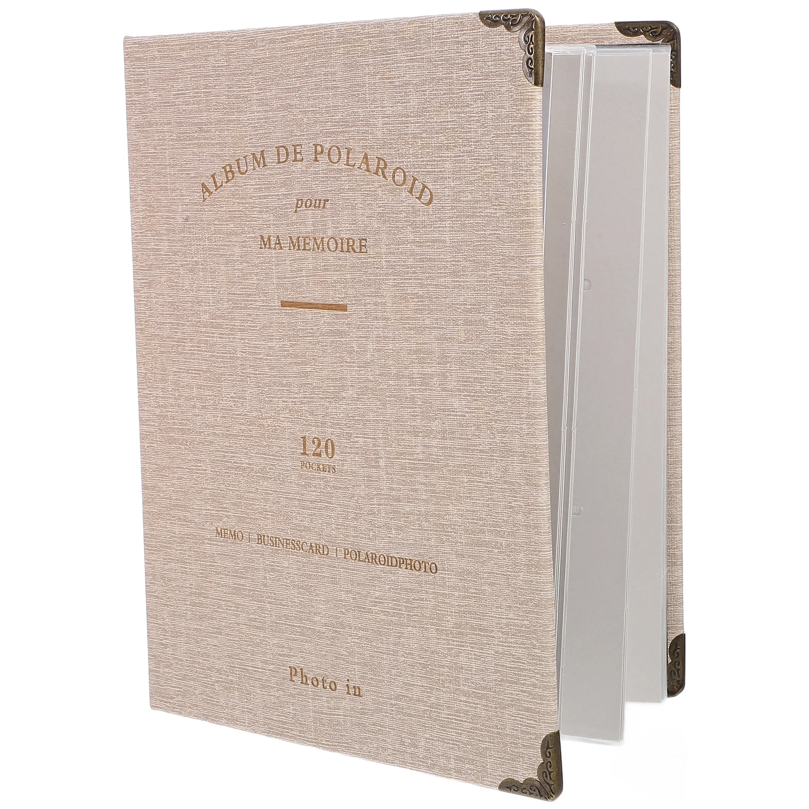 Tickets Storage Album For Cards Receipts Memory Photo Organizer Portable Souvenir Keeper Wear-Resistant Loose-Leaf Holder