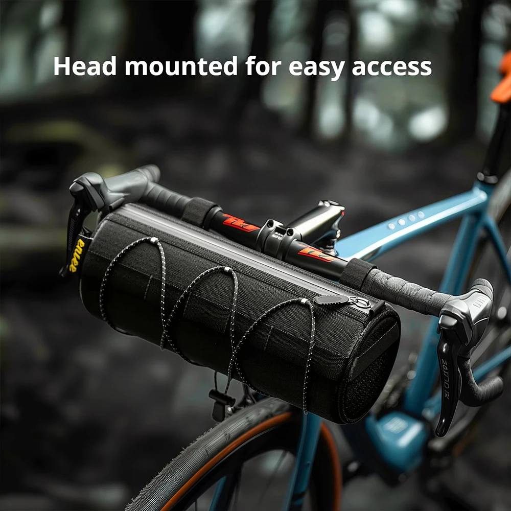 กระเป๋าหน้าจักรยาน กระเป๋าจักรยาน กระเป๋าเก็บของภายนอก กระเป๋าอเนกประสงค์สำหรับขี่จักรยาน กระเป๋าหน้าจักรยานเสือภูเขา อุปกรณ์เสริมสำหรับจักรยาน