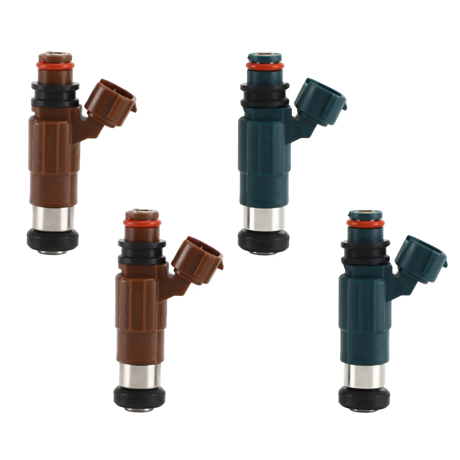 4Pcs Fuel Injectors Fit for Mazda for Protege 1.8/2.0L 1999 2000 20001 2002 INP780 INP781 7410266 Car