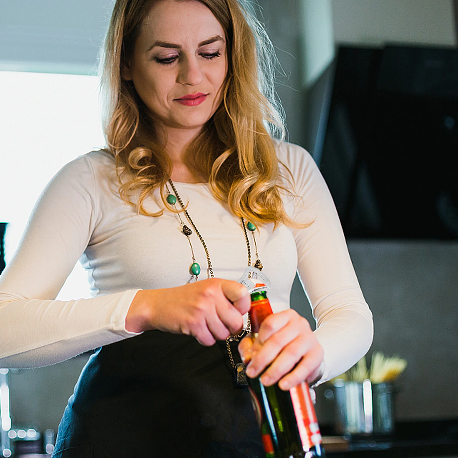 

3Pcs Metal Bottle Openers Angel Styled Portable Tool for Home Bar Kitchen Baby Shower Souvenir Beer Bottle Opener