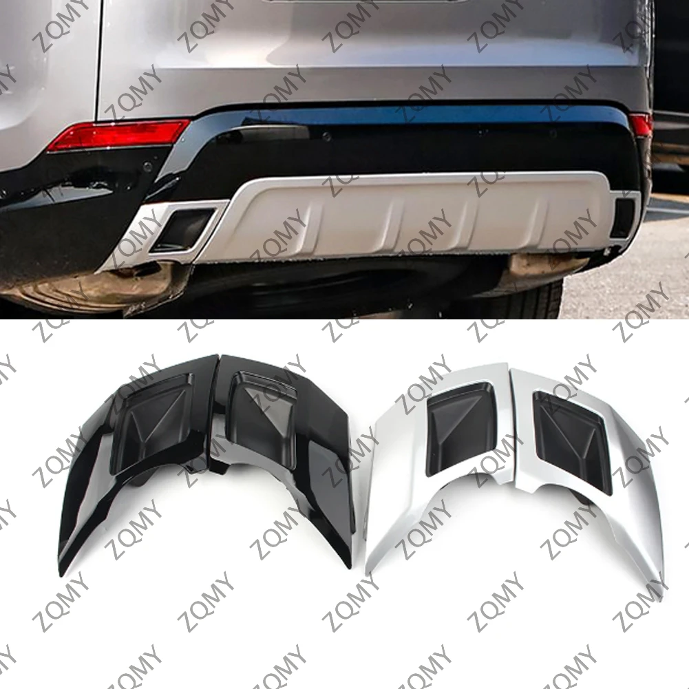 

2Pcs Car Rear Tail Exhaust Cover Trim DecorationFor Land Rover Discovery 5 2017 2018 2019 2020 2021