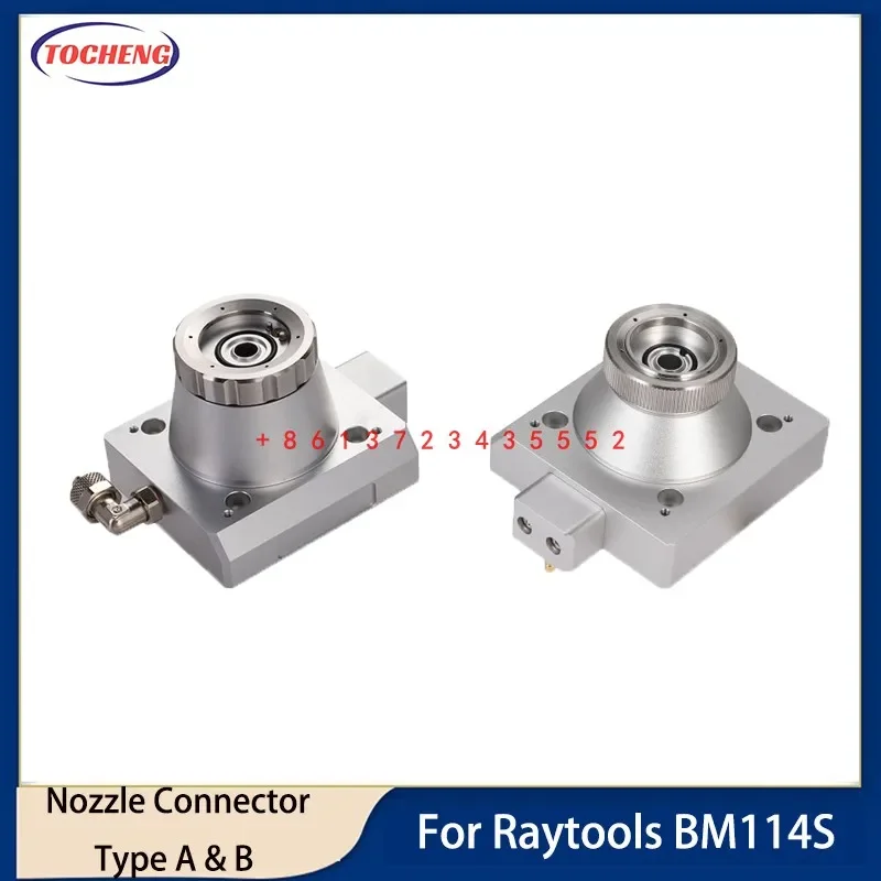 Connecteur de buse de tête laser BM114S, Type A et B, Holider en céramique, Accessoires de remplacement pour tête laser Raytools BM114S