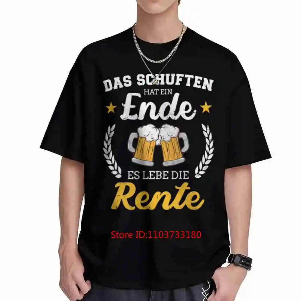 Das Schuften Hat Es Lebend Die Rental Beer Mug Laurel Short Sleeve Tee 100% Cotton T-Shirt