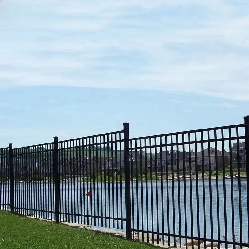 House Garden Boundary Wall Grill Used Wrought Iron Fencing/ bar Modular Railing Fence/ Folding Swimming Pool Fences Panel
