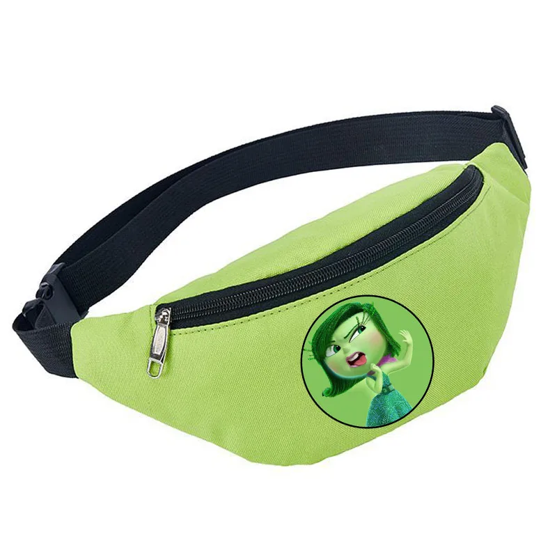 Disney Cartoon Fanny Packs para homens e mulheres, Crossbody Bags, Ansiedade e Raiva, Fanny Packs, Presente de esportes ao ar livre, dentro, 2