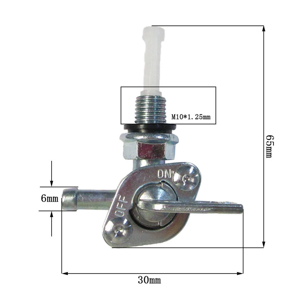 

Gas Tank Fuel Switch Assembly Valve Pump Tap Petcock 1.25 Thread Pitch For Gasoline Generator Engine Oil Tank Generator Parts