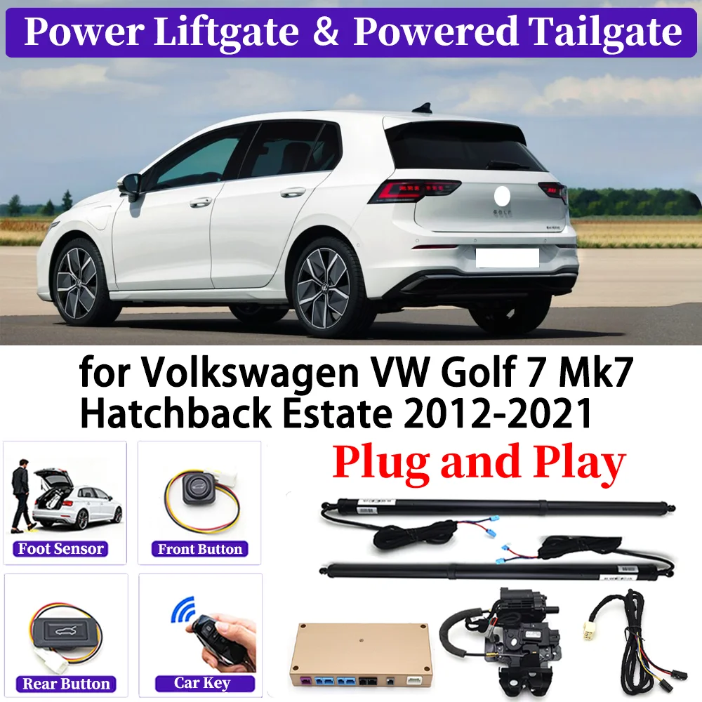 ZJCGO لسيارة Volkswagen VW Golf 8 Mk8 Hatchback 2021-2025 OEM مجموعة الباب الخلفي الكهربائي الأوتوماتيكي للسيارة نظام الباب الخلفي الذكي للسيارات #1