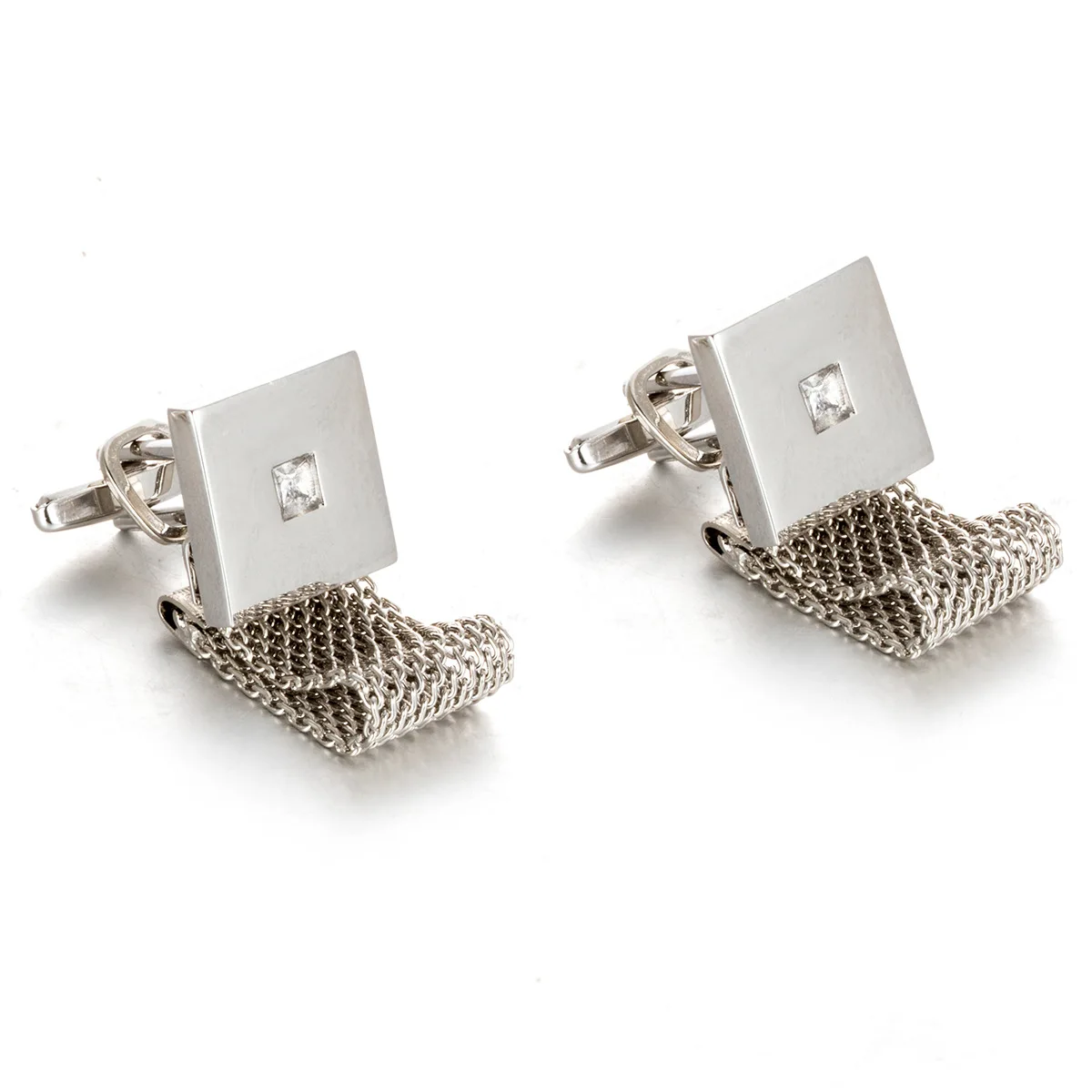 KFLK French Shirt Fashion cufflink for men Brand Crystal Chain Cuff link Luxury Wedding Button High Quality guests