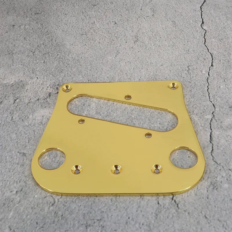 Electric Guitar Conversion Kit Gold  Adapter Plate No Drill Needed for Bigsby B5/B50 Guitar Tune-O-Matic Bridge base plate