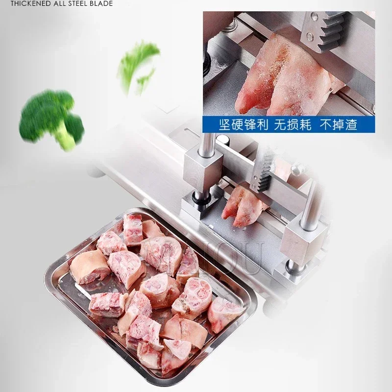 ステンレス鋼冷凍肉スライサー骨切りナイフミンチラムスライサーマシン多機能冷凍鶏肉アヒル魚カッター