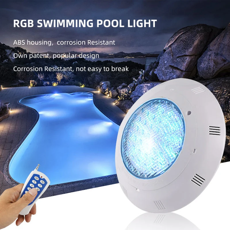 Ip68 Impermeabile Rgb Wifi Telecomando Piscina Lmap Sommergibile Subacquea Led Luci per Piscina 18W24W36W