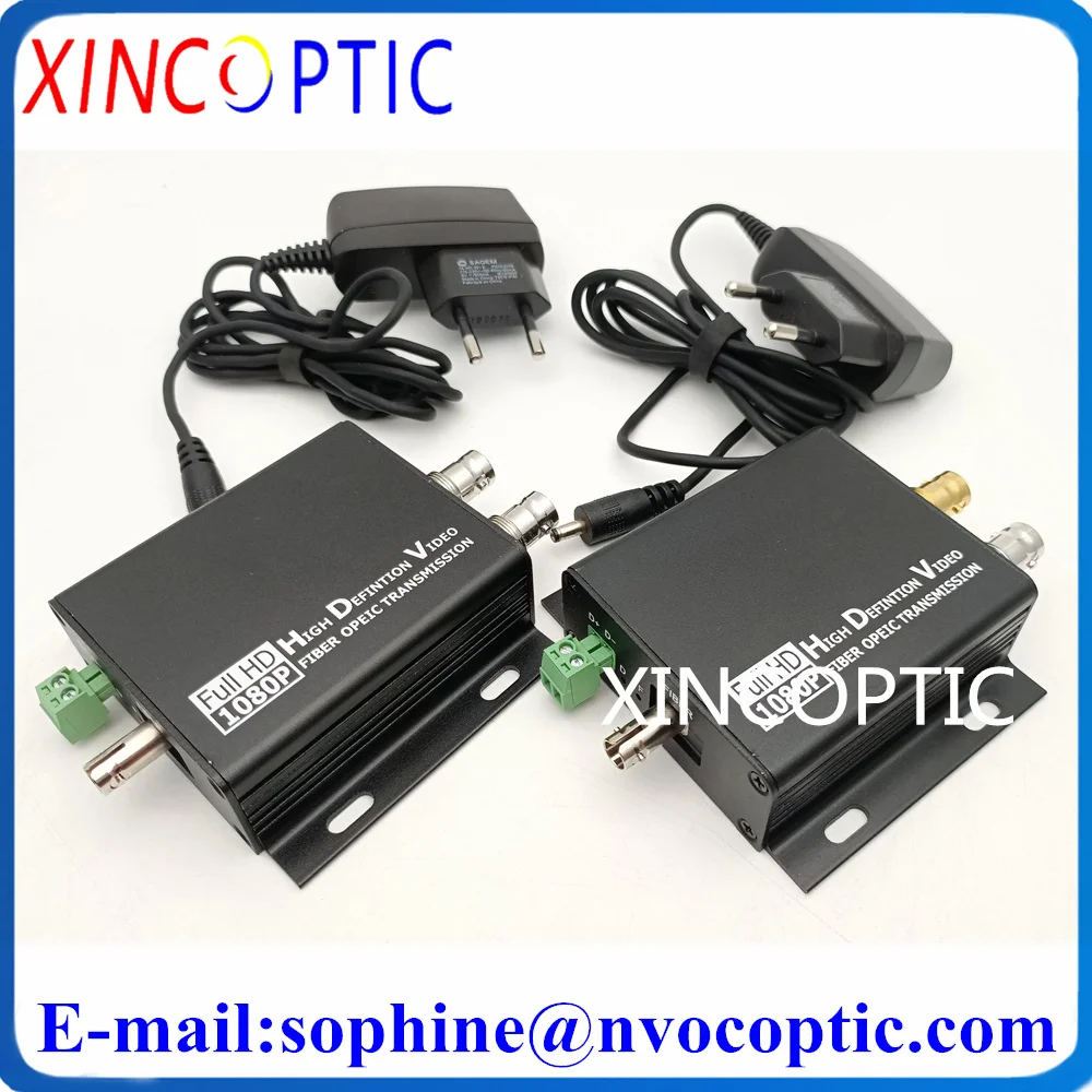 1Ch 30Hz Mini HD-SDI to Fiber Converter with RS422/RS485 Reverse Data and Tally,SMF,FC Connector 20KM,Fibre Transmitter and Rec