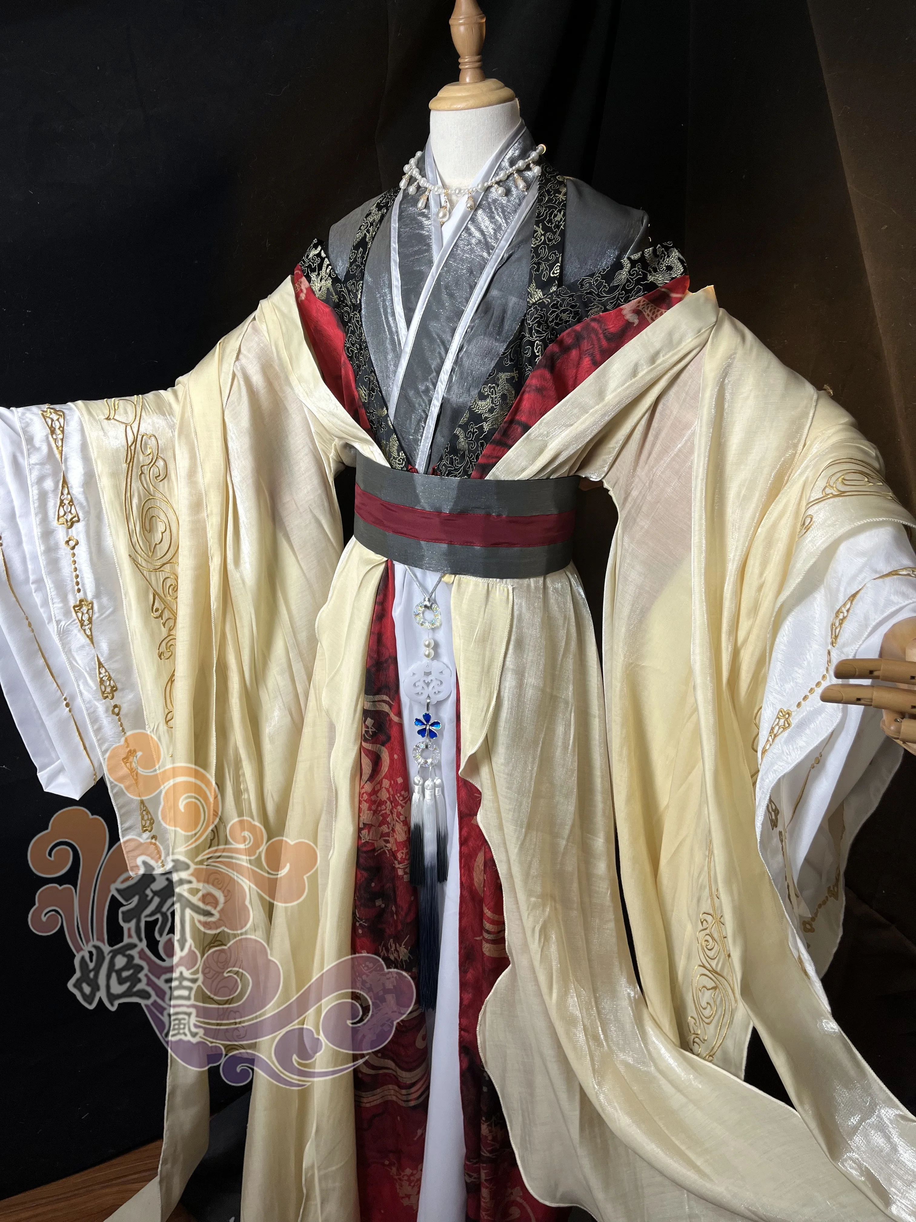 Chen Gong Cosplay Costume Ashes of The Kingdom Hanfu Modified Fairy Costume Ancient Style  Halloween Carnival Fancy Party