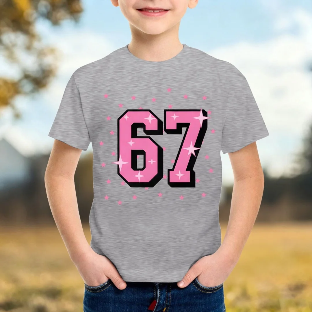 Kids Number Graphic Tee 4