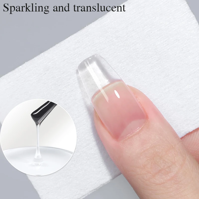 PUENTE 15ML constructor de Gel de uñas extensión transparente Gel de uñas auto-nivelante fortalecedor pegamento de diamantes de imitación remojo barniz de uñas UV