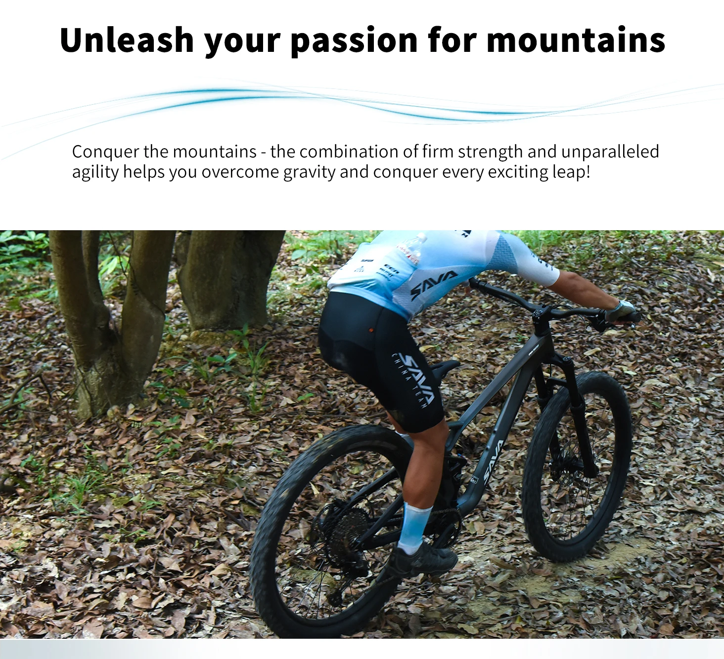 Ships from US SAVA New Carbon Fiber Mountain Bike Titan 612 S02 M6100-12S-S Shock-Absorbing Bike Gray and Orange