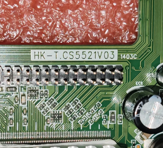 HK-T.CS5521V03  The LED TV motherboard has been tested and photographed