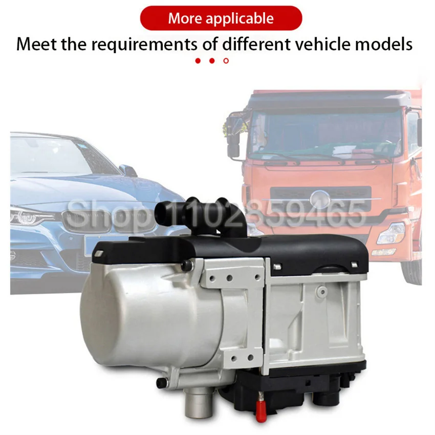 12V 5KW Diesel Gasoline Dual Mode Air Heater Kit Diesel Universal Parking Heater With Remote Control for Motor Trucks