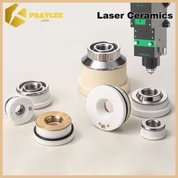 Praylee Laser Ceramic Nozzle Holder Ring Raytools D28 M11 D32 M14 BOCI D41 M11 for Fiber Laser Cutting Welding Machine